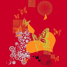 印花矢量圖 時(shí)尚休閑女裝 靚仔裝 T恤圖案 潮流 免費(fèi)素材