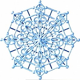 繡花 花紋 雪花 家紡 免費素材
