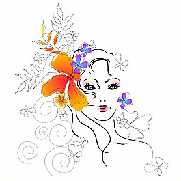 位圖 時尚休閑女裝 成熟優(yōu)雅女裝 植物 花卉 免費素材