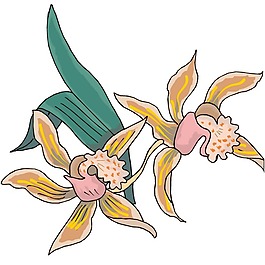 印花矢量圖 植物 花卉 優(yōu)雅植物 色彩 免費(fèi)素材