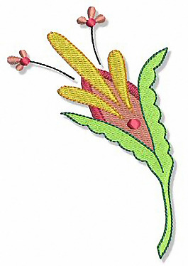 時尚休閑女裝 成熟優雅女裝 繡花 植物 優雅植物 免費素材