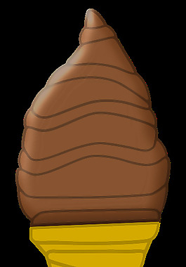 chocolate蛋卷冰淇凌