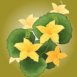 印花矢量圖 植物 花卉 優(yōu)雅植物 色彩 免費素材