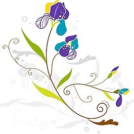 印花矢量圖 時(shí)尚休閑女裝 成熟優(yōu)雅女裝 植物 優(yōu)雅植物 免費(fèi)素材