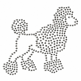 燙鉆 動(dòng)物 狗 寵物 貴賓犬 免費(fèi)素材