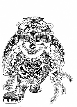 位圖 T恤圖案 潮流 插畫 手繪 免費素材