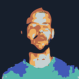 后的三維掃描頭部化身