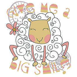 印花矢量圖 女童 嬰童 T恤圖案 動(dòng)物 免費(fèi)素材