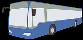 藍色的公共汽車