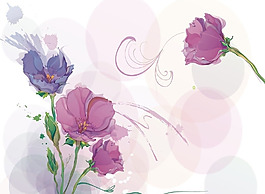 時尚休閑女裝 成熟優(yōu)雅女裝 T恤圖案 毛衫印花 優(yōu)雅植物 免費(fèi)素材
