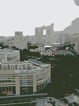 新加坡的天空視圖