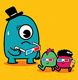 位圖 插畫 男童 卡通形象 免費素材