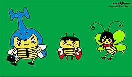 位圖 插畫 男童 卡通形象 卡通插畫 免費素材