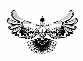 位圖 成熟優(yōu)雅女裝 T恤圖案 動(dòng)物 鳥(niǎo)類 免費(fèi)素材