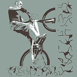 印花矢量圖 靚仔裝 T恤圖案 人物 男人 免費素材