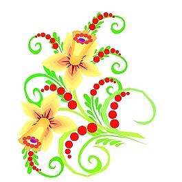 印花矢量圖 成熟優(yōu)雅女裝 T恤圖案 毛衫印花 優(yōu)雅植物 免費素材
