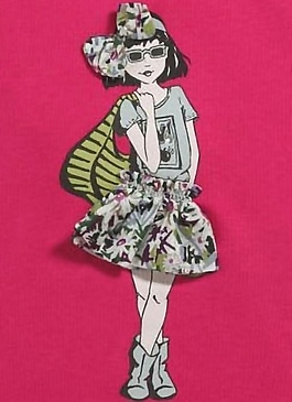 貼布 女童 人物 小女孩 包 免費(fèi)素材