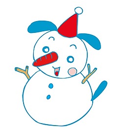 印花矢量圖 童裝 可愛卡通 卡通形象 雪人 免費素材