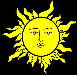 通过Rones面对太阳