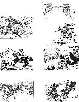 古代插畫矢量素材