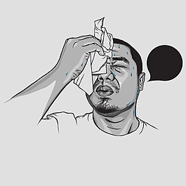 印花矢量圖 靚仔裝 男人 擦汗 運(yùn)動(dòng) 免費(fèi)素材