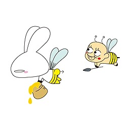 印花矢量圖 男童 蜜蜂 可愛 飛行 免費(fèi)素材