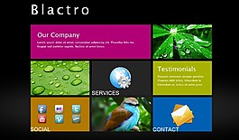 仿Windows 8 Metro界面网站