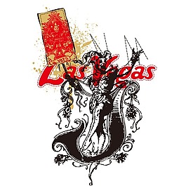 印花矢量圖 靚仔裝 T恤圖案 圖案概括 小丑 免費(fèi)素材