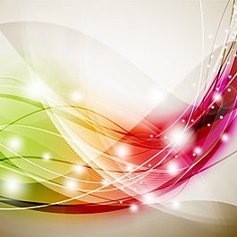 印花矢量圖 T恤圖案 動感線條 色彩 綠色 免費素材