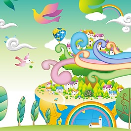 印花矢量圖 時(shí)尚休閑女裝 插畫 清新插畫 T恤圖案 免費(fèi)素材