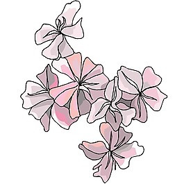 印花矢量圖 時尚休閑女裝 成熟優(yōu)雅女裝 植物 花卉 免費(fèi)素材