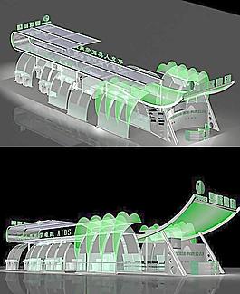 展覽模型 3D設(shè)計(jì)模型 展示模型圖片