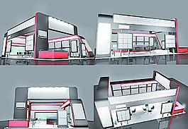 展覽模型 3D設(shè)計(jì)模型 展示模型圖片