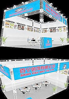 展覽模型 3D設計模型圖片