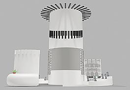 3D展覽設計 展示模圖片