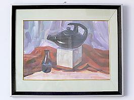美术展览水彩画作品图片