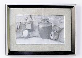 美術(shù)展覽素描作品圖片