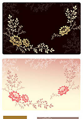 西方國(guó)家經(jīng)典花紋矢量素材