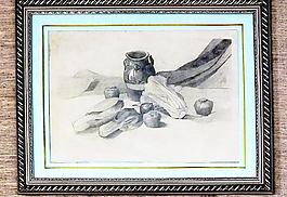 美術(shù)展覽素描作品圖片