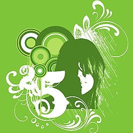 印花矢量圖 時(shí)尚休閑女裝 T恤圖案 潮流 人物 免費(fèi)素材
