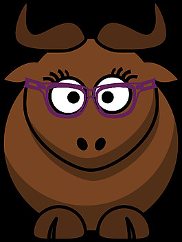 GNU /可愛的卡通書呆子