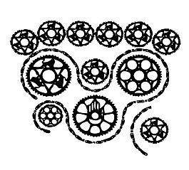 自行車鏈矢量