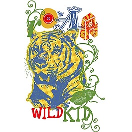 印花矢量圖 時(shí)尚休閑女裝 男童 T恤圖案 潮流 免費(fèi)素材