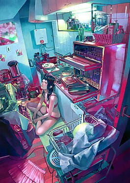 位圖 印花 色彩 插畫 免費素材