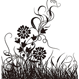 印花矢量圖 成熟優(yōu)雅女裝 色彩 黑白色 免費(fèi)素材