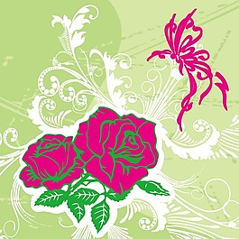印花矢量圖 時(shí)尚休閑女裝 成熟優(yōu)雅女裝 植物 優(yōu)雅植物 免費(fèi)素材