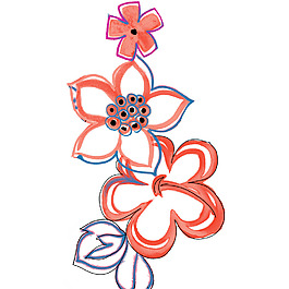 位圖 成熟優(yōu)雅女裝 優(yōu)雅植物 毛衫印花 免費素材