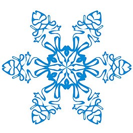 印花矢量图 成熟优雅女装 风景 雪花 色彩 免费素材