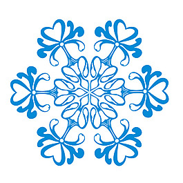 印花矢量图 成熟优雅女装 风景 雪花 免费素材