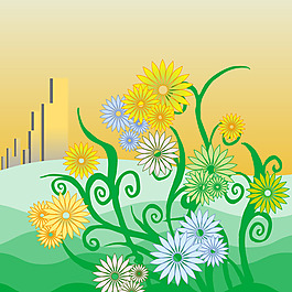 印花矢量圖 時尚休閑女裝 優(yōu)雅植物 花 免費素材